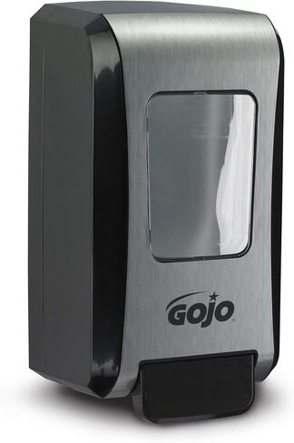 موزع الصابون الرغوي GOJO FMX-20، أسود/كروم، لعبوات الصابون 2000 مل GOJO FMX-20 (عبوة من قطعة واحدة) - 5271-06 in Kuwait