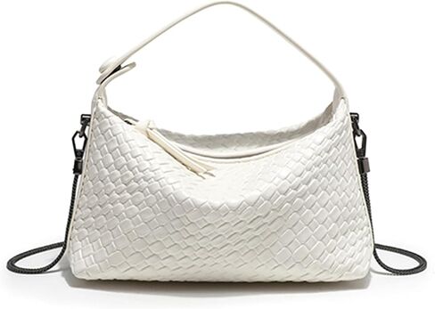 Hobo Bag for Women Vegan Leather Small Tote Crossbody Shoulder Purse Top Handle Handbag Satchel with Metal Chain in Saudi Arabia