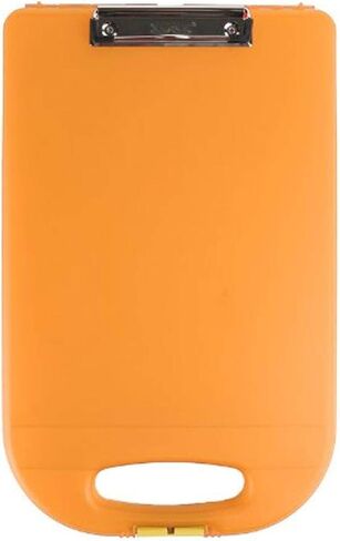 Dexas Clipcase 2 Storage Clipboard with Rounded Handle, Orange. Organize in Style for Home, School, Work, or Trades! Ideal for Teachers, Nurses, Students, Homeschooling, and Beyond.Range in Saudi Arabia