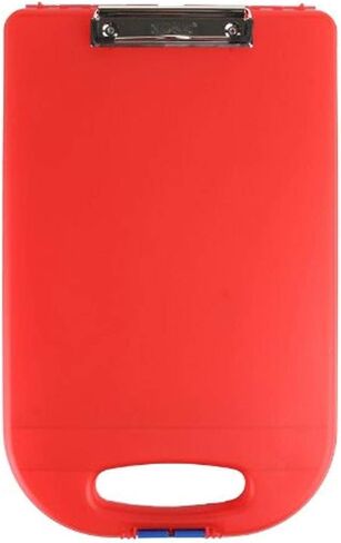 Dexas Clipcase 2 Storage Clipboard with Rounded Handle, Orange. Organize in Style for Home, School, Work, or Trades! Ideal for Teachers, Nurses, Students, Homeschooling, and Beyond.Range in Saudi Arabia