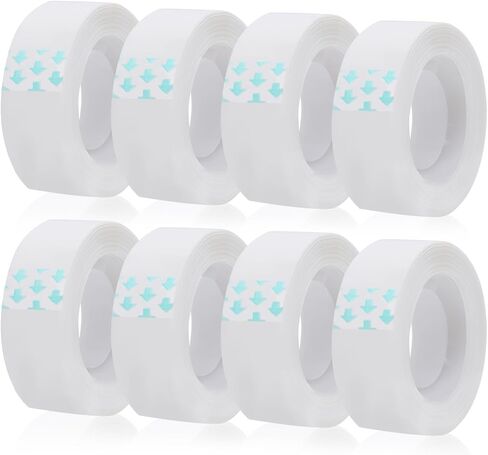 Invisible Tape 6 Rolls, Matte Finish Magic Tape, 0.7" x 1000 Inch 1" Core White Foggy Translucent Writable Tape Rolls for Writing, Painting and Label, Repairable Tape for School, Home, Office in Saudi Arabia
