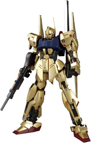 Bandai Hobby MG 1/100 Hyaku-Shiki الإصدار 2.0 "Zeta Gundam Model Kit، أسود، متوسط in Saudi Arabia