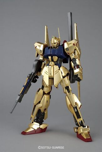 Bandai Hobby MG 1/100 Hyaku-Shiki الإصدار 2.0 "Zeta Gundam Model Kit، أسود، متوسط in Saudi Arabia