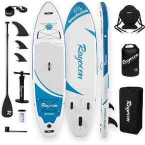 Inflatable Stand Up Paddle Board 11'×34" Extra Wide SUP, Ultra-Stable for Adults & Dog, 450lbs, Dual Chamber Pump, Fiberglass Paddle, Military Grade Dual Layer in Saudi Arabia