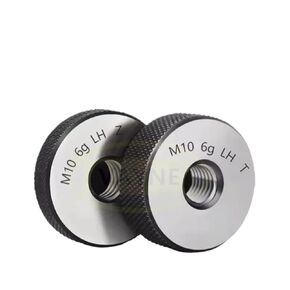 1 مجموعة (1 * GO + 1 * NOGO) 6 جرام دقة اليد اليسرى غير القياسية متري حلقة قياس أداة قياس M10M12M13 LH(M12-6g T Z، X 1.25 LH) in Kuwait