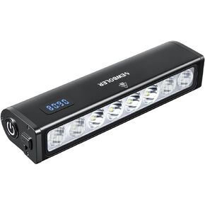 أضواء الدراجة، ضوء دراجة 4800 لومن مع 4 أوضاع، ضوء دراجة قابل لإعادة الشحن USB-C بقدرة 14000 مللي أمبير في الساعة، أضواء دراجة لركوب الليل مع شاشة عرض طاقة رقمية، مصباح أمامي للدراجة مقاوم للماء IP65 in Kuwait