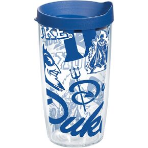 Tervis Made in USA Double Walled Duke University Blue Devils Insulated Tumbler Cup Keeps Drinks Cold & Hot, 16oz - No Lid, All Over in Kuwait