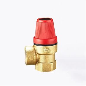 1pc DN15 Valve Brass Internal Thread Safety Valve 3Bar/6Bar Wall-mounted Furnace Pressure Relief Valve(3Bar DN15) in Kuwait