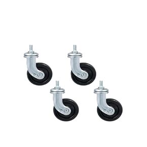 4PCS 2.5 inch Universal Wheel Trolley Wheel Kitchen Storage Rack Pulley in Saudi Arabia