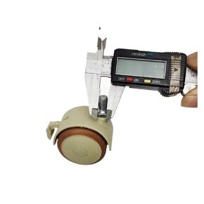 4 Sets of casters, Solid Wood Universal Wheels, flip-up P-Type Plywood, Rod Screws, Rubber Coating(Screw-8mm) in Kuwait