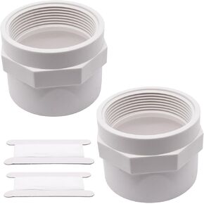 S SYDEIN 5 قطع تركيب أنابيب PVC مقاس 1 بوصة، حلمة سداسية، 1 بوصة NPT ذكر X 1 بوصة NPT ذكر تركيبات توصيل PVC لوصلة أنابيب نفخ الخيط in Kuwait