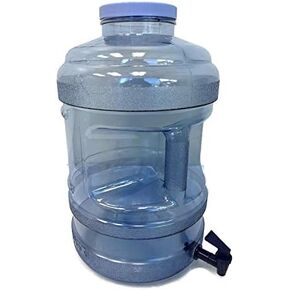 AquaNation خالية من مادة BPA وقابلة لإعادة الاستخدام وآمنة غذائيًا وزجاجة مياه بلاستيكية مانعة للتسرب من تريتان مع مقبض - صنع في الولايات المتحدة الأمريكية (2 جالون) in Kuwait