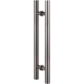 Heavy-Duty Commercial Grade-304 Stainless Steel Push Pull Door Handle/Barn Door Pull Handle/Glass Pulls, Wide Use/Easy Installation (Size : 80x60cm) in Kuwait