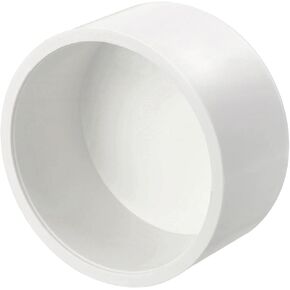 DTGN 1 Pcs 2" PVC External End Cap Fitting, SCH40 Furniture Grade PVC Pipe Plug Adapter, Pipe Cover Fittings for DIY Project, Irrigation System, Plumbing Framework, Garden Structures in Kuwait