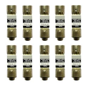 10-Pack New FNQ-R-25 FNQ-R-25A FNQ-R 25A 600Vac Time Delay Fuse,FNQ-R-25A Class CC Current Limiting Fuse in Kuwait