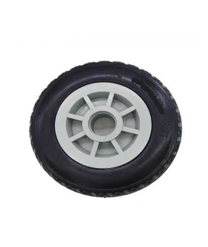 1 Piece 8 inch Swivel Wheel Heavy Duty Caster Silent Solid Rubber 468pp Plastic Industry in Kuwait