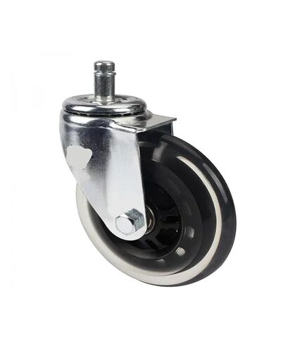 5PCS 4-inch PU Iron Wire Elastic retaining Ring Galvanized Roller Skate Wheel Scooter in Kuwait