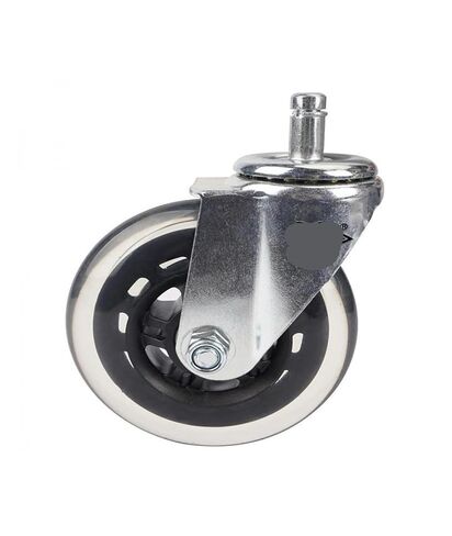 5PCS 4-inch PU Iron Wire Elastic retaining Ring Galvanized Roller Skate Wheel Scooter in Kuwait