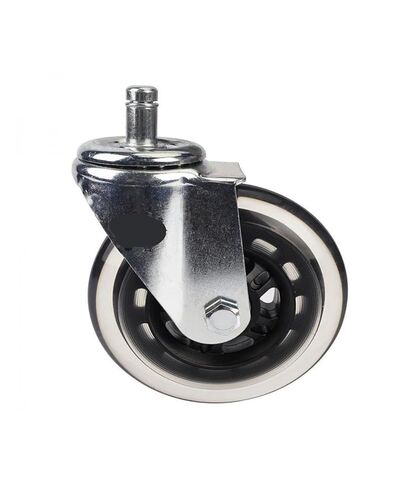 5PCS 4-inch PU Iron Wire Elastic retaining Ring Galvanized Roller Skate Wheel Scooter in Kuwait