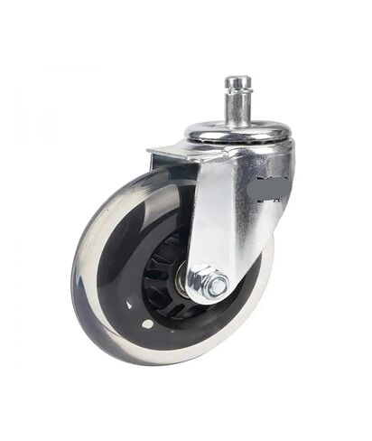 5PCS 4-inch PU Iron Wire Elastic retaining Ring Galvanized Roller Skate Wheel Scooter in Kuwait