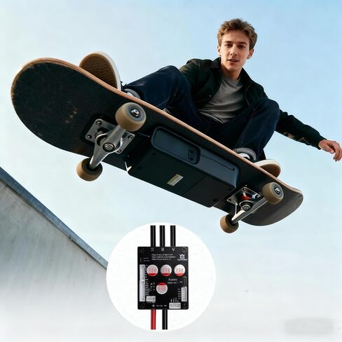 وحدة تحكم المحرك Autoro AESC V6.7 BLDC 12S 8S 50 Amp Mini ESC بناءً على وحدة التحكم الإلكترونية في السرعة VESC 6 FOC مع حوض حرارة من الألومنيوم للوحة التزلج الكهربائية DIY/السكوتر/الدراجة الإلكترونية/اللوحة الطويلة/الروبوتات in Kuwait