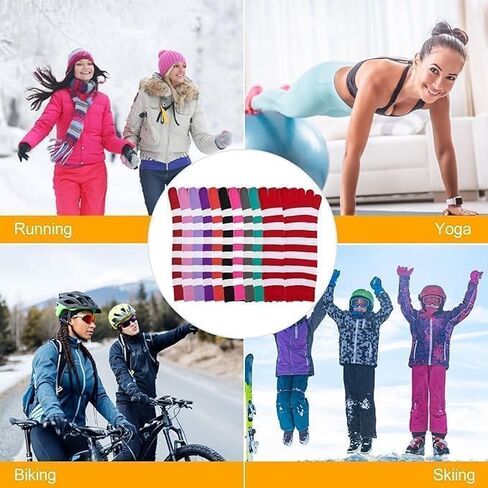 6 Pairs Toe Socks for Women & Men - Cotton Breathable Five Finger Socks with Toes Separated, Striped Sports Running Separator Sock in Kuwait