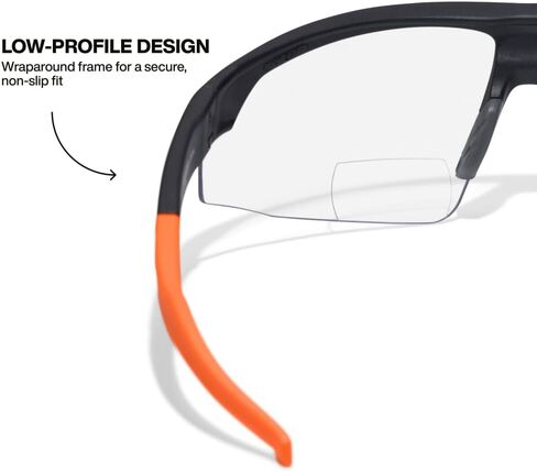KLEIN TOOLS 03614 Bifocal Safety Glasses with +1.50 Diopter for Magnification, ANSI Z87.1+ and CSA Z94.3 Certified, Anti-Fog and UV Protection, Non-Slip Nosepiece, High Optical Clarity in Saudi Arabia