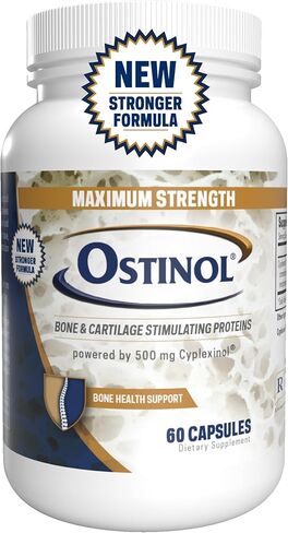 ZYCAL Ostinol القوة القصوى 500 ملغ - مكمل للعظام والمفاصل لفقدان العظام الشديد وخلل المفاصل - 60 كبسولة in Kuwait