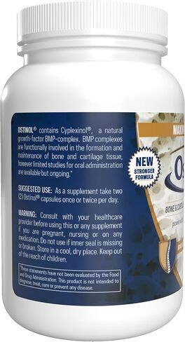ZYCAL Ostinol القوة القصوى 500 ملغ - مكمل للعظام والمفاصل لفقدان العظام الشديد وخلل المفاصل - 60 كبسولة in Kuwait