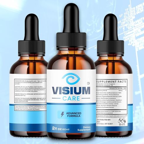 (5 عبوات) قطرات Visium Care، قطرات VisiumCare الرسمية مع جميع المكونات الطبيعية، تركيبة فيتامين الصحة والعافية الشاملة، أقصى قدر من القوة، دعم نمط الحياة النشط متعدد الفيتامينات (150 حصة) in Kuwait