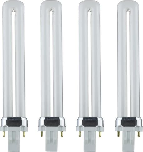 SATZOL 13W 2700K 2 Pin GX23 Compact Fluorescent Light Bulb Replacement for Sylvania CF13DS/827/ECO- Philips PL-S 13W/827/2P/ALTO-GE F13BX/827/ECO and Plusrite CFT13W/GX23/827 in Kuwait