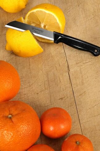 Solingen 6 Pcs Serrated Paring Knife Set – Sharp Small Kitchen Knives for Fruit & Vegetable – German Stainless Steel – Made in Solingen – Ideal for Cutting in Kuwait