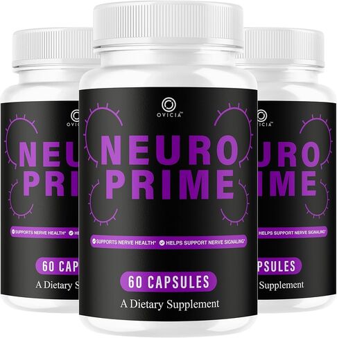 (3 Pack) Neuro Prime - Neuro Prime Advanced Formula Capsules, NeuroPrime Pills All Natural Ingredients Daily Premium Support Vitamins for Overall Health & Wellness Reviews, 180 Capsules for 3 Months in Kuwait