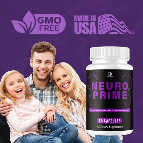 (3 Pack) Neuro Prime - Neuro Prime Advanced Formula Capsules, NeuroPrime Pills All Natural Ingredients Daily Premium Support Vitamins for Overall Health & Wellness Reviews, 180 Capsules for 3 Months in Kuwait