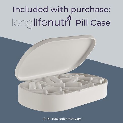 LongLifeNutri L-Carnosine 1000mg - مكمل Beta-Alanyl-L-Histidine للطاقة الخلوية ووضوح الدماغ، 120 كبسولة نباتية، كمية تكفي لمدة شهرين، معتمد من GMP، صنع في الولايات المتحدة الأمريكية in Kuwait