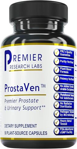 Premier Research Labs ProstaVen - Prostate Supplements for Men, Prostate Health Formula, Natural Supplement with Organic Saw Palmetto - 90 Vegetarian Capsules in Saudi Arabia