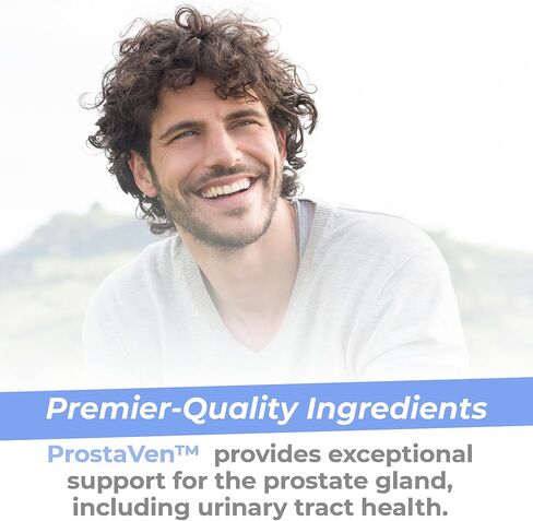 Premier Research Labs ProstaVen - مكملات البروستاتا للرجال، تركيبة صحة البروستاتا، مكمل طبيعي مع البلميط المنشاري العضوي - 90 كبسولة نباتية in Kuwait
