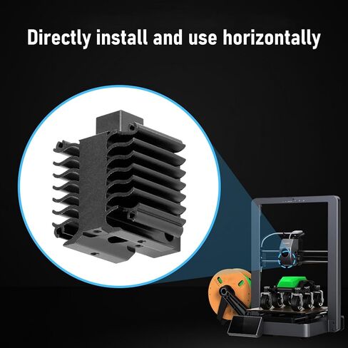 مجموعة Eujgoov Ender 3 V3 Plus المعدنية المتكاملة بالكامل، مجموعة Hotend سخان السيراميك، كسر الحرارة من سبائك Ti، فوهة بقطر 0.4 مم، متوافقة مع PLA وABS وPETG in Kuwait