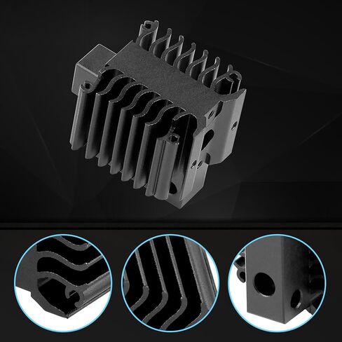 مجموعة Eujgoov Ender 3 V3 Plus المعدنية المتكاملة بالكامل، مجموعة Hotend سخان السيراميك، كسر الحرارة من سبائك Ti، فوهة بقطر 0.4 مم، متوافقة مع PLA وABS وPETG in Kuwait