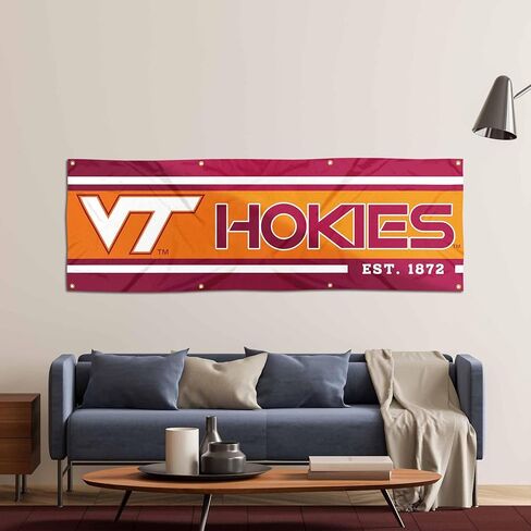 لافتة VA Tech Hokies مقاس كبير 2 × 6 أقدام in Kuwait
