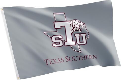 علم TSU لجامعة Desert Cactus Texas Southern - لافتة نمور مقاس 3 × 5 أقدام، قماش متين للاستخدام الداخلي/الخارجي، تصميم بوليستر 100% (النمط 3) in Kuwait