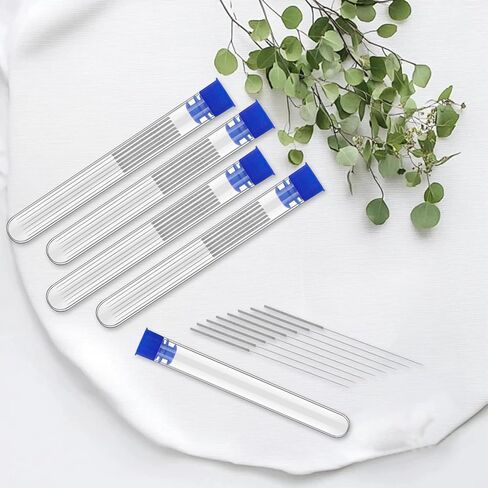 50 Pieces 3D Printer Nozzle Cleaning Needles Kit 0.4mm Stainless Steel Precision Cleaning Tool for 3D Printer Accessory for Clogged Nozzle Maintenance in Kuwait