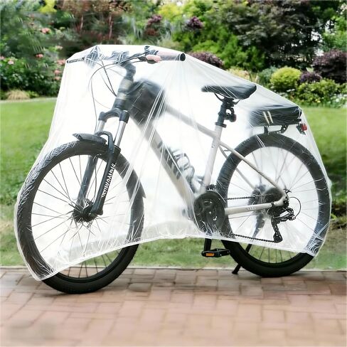 Bike Exposed to Rain and Sun Dual Use Reinforced Seam Bicycle Cover Waterproof UV Resistant Tear Resistant PVC Protection up to 95 Inch in Kuwait