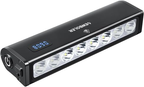 أضواء الدراجة، ضوء دراجة 4800 لومن مع 4 أوضاع، ضوء دراجة قابل لإعادة الشحن USB-C بقدرة 14000 مللي أمبير في الساعة، أضواء دراجة لركوب الليل مع شاشة عرض طاقة رقمية، مصباح أمامي للدراجة مقاوم للماء IP65 in Kuwait