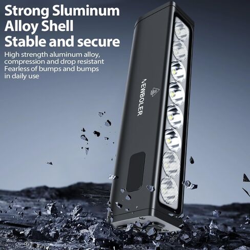 أضواء الدراجة، ضوء دراجة 4800 لومن مع 4 أوضاع، ضوء دراجة قابل لإعادة الشحن USB-C بقدرة 14000 مللي أمبير في الساعة، أضواء دراجة لركوب الليل مع شاشة عرض طاقة رقمية، مصباح أمامي للدراجة مقاوم للماء IP65 in Kuwait