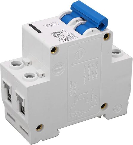 Tyenaza DC Miniature Circuit Breaker, 2 Pole 500V 25A Circuit Breaker B Type DIN Rail Circuit Breaker for Solar Photovoltaic Syst in Kuwait