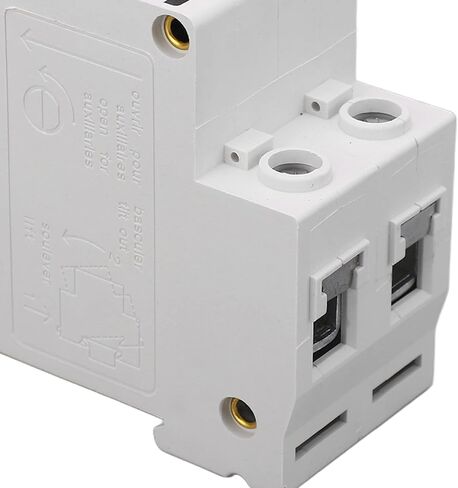 Tyenaza DC Miniature Circuit Breaker, 2 Pole 500V 25A Circuit Breaker B Type DIN Rail Circuit Breaker for Solar Photovoltaic Syst in Kuwait