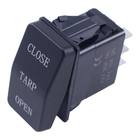 JEENDA 3 مواضع 3 طرفية ON-Off-ON مفتاح الروك لشاحنة التفريغ 13979 20A 12V، مؤقت مزدوج، مفتاح القنب متوافق مع أنظمة قماش القنب وأنظمة مكافحة الجليد in Kuwait