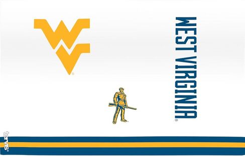 كوب سفر Tervis West Virginia Mountaineers - متنوع مصنوع في الولايات المتحدة الأمريكية بجدار مزدوج معزول يحافظ على المشروبات باردة وساخنة، 16oz 4pk، كلاسيكي in Kuwait