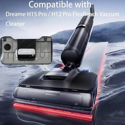أجزاء خزان المياه النظيفة متوافقة مع Dreame H12 Pro FlexReach / H15 Pro قطع غيار المكنسة الكهربائية الرطبة والجافة اللاسلكية، مكنسة كهربائية جافة ورطبة لاسلكية، ملحقات بديلة لخزان المياه النظيفة. in Kuwait